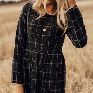 Roolee Artist District Dress in Charcoal